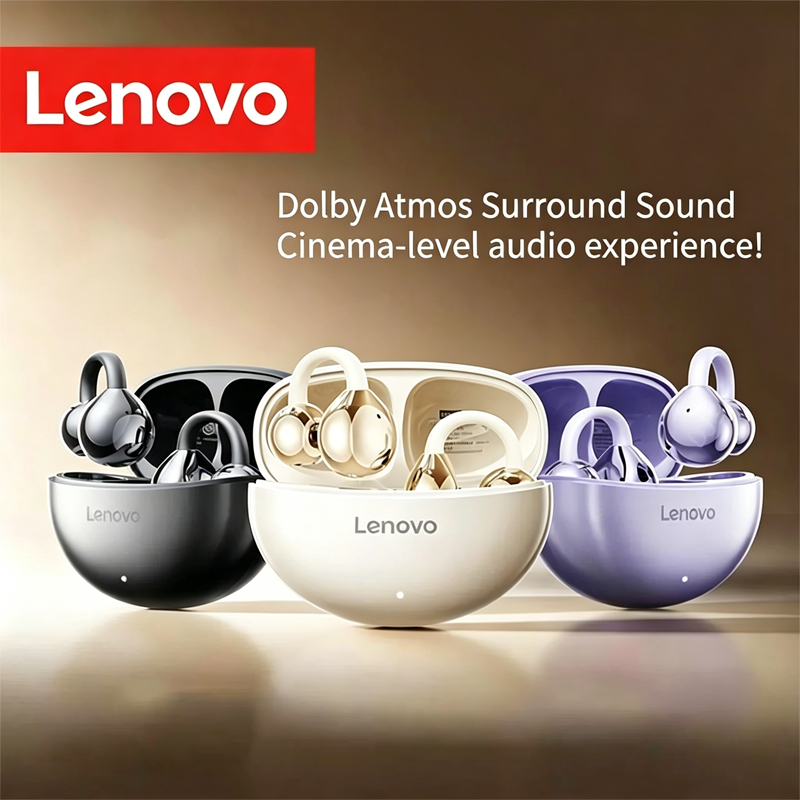 Tws Earbuds Bluetooth 5.3 - Lenovo TA410 Ear Clip Wireless Bluetooth