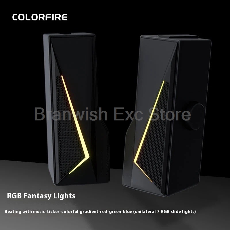 2x2.5W Computer Speaker RGB Li - Rgb Computer Soundbar For Pc review and price