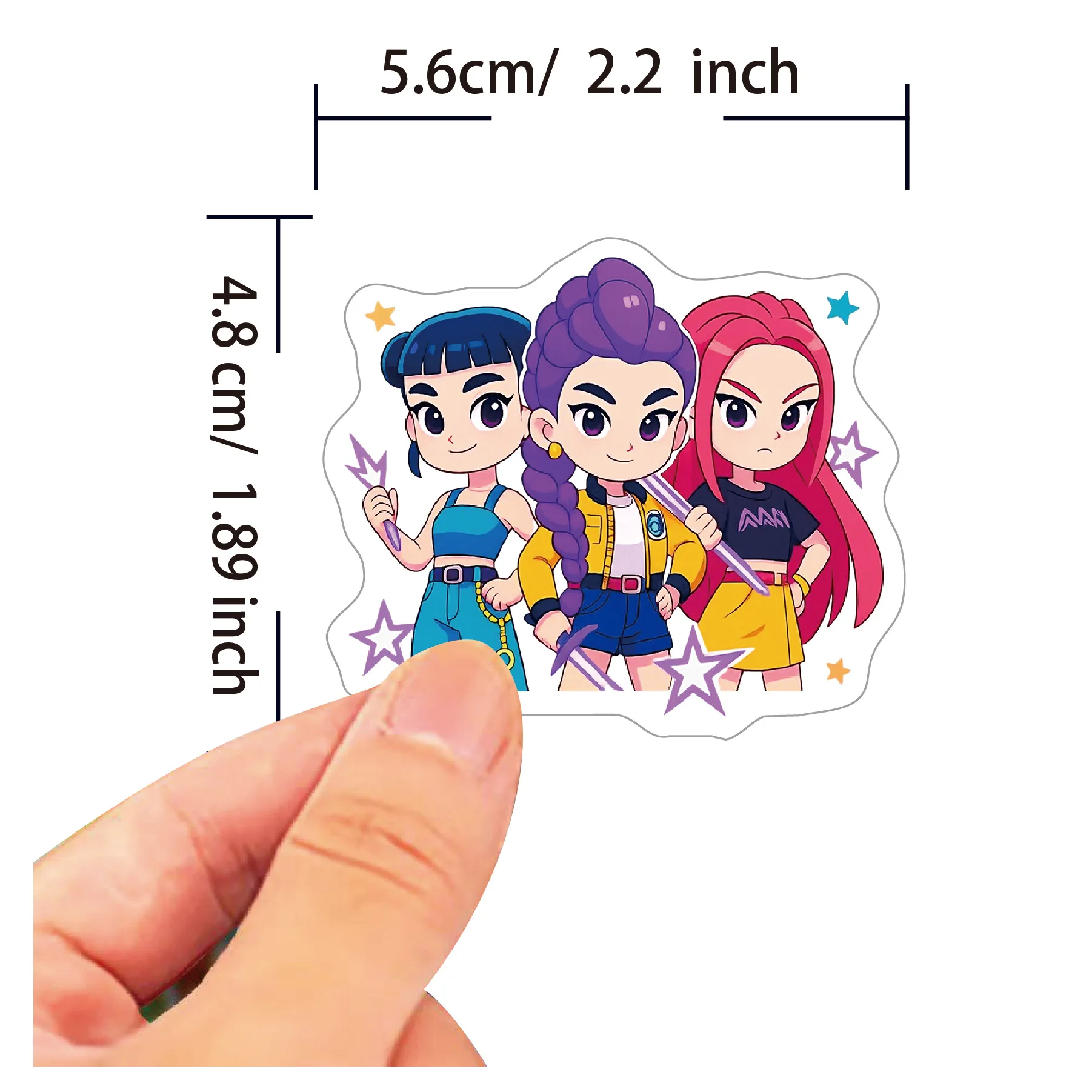 60Pcs Anime Girls Lumi Mila Zo - Laptops review and price