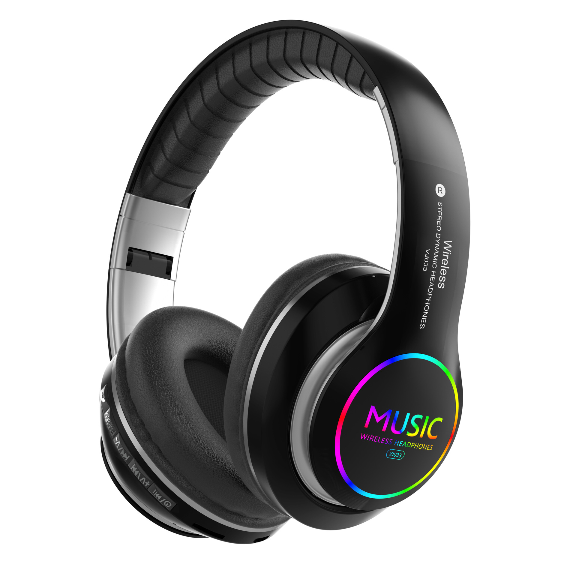 RGB Headphones Bluetooth 5.0 W - Anc Wireless Over Ear Headphones review and price