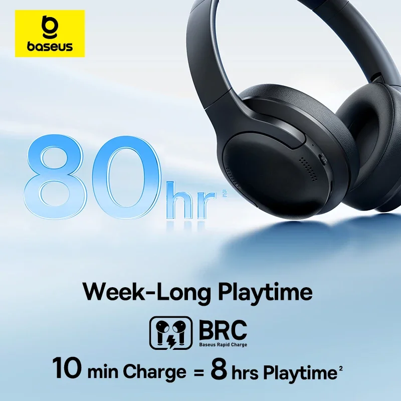 Baseus BH1 Lite Wireless Headp - Anc Wireless Over Ear Headphones review and price