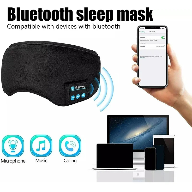 3D Eye Mask Bluetooth Headphon - Sleep Mask Headphones Bluetooth review and price