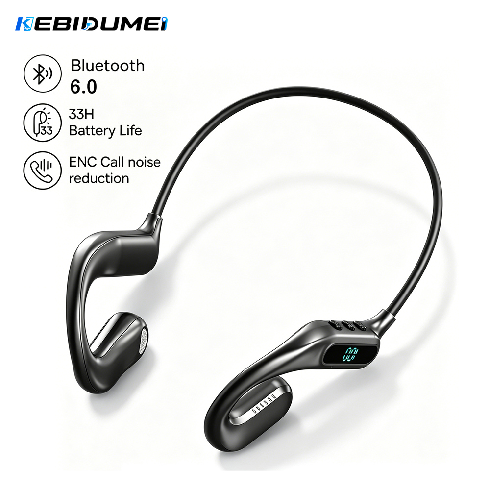 KEBIDUMEI Open Ear Bluetooth 6 - Bone Conduction Running Headphones review and price
