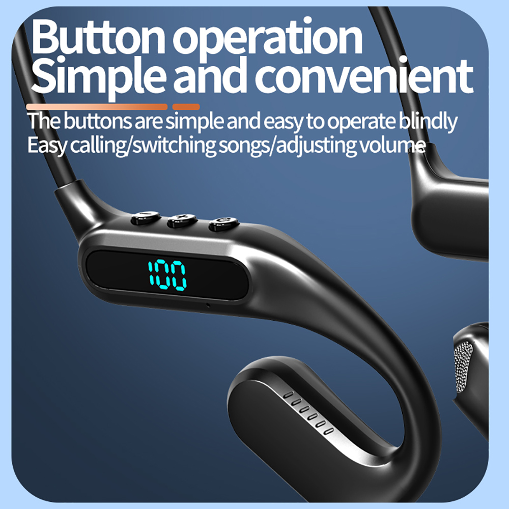 KEBIDUMEI Open Ear Bluetooth 6 - Bone Conduction Running Headphones review and price