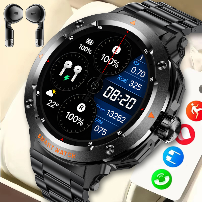 LIGE New 2 In 1 Smart Watch wi - Tws Earbuds Bluetooth 5.3 review and price