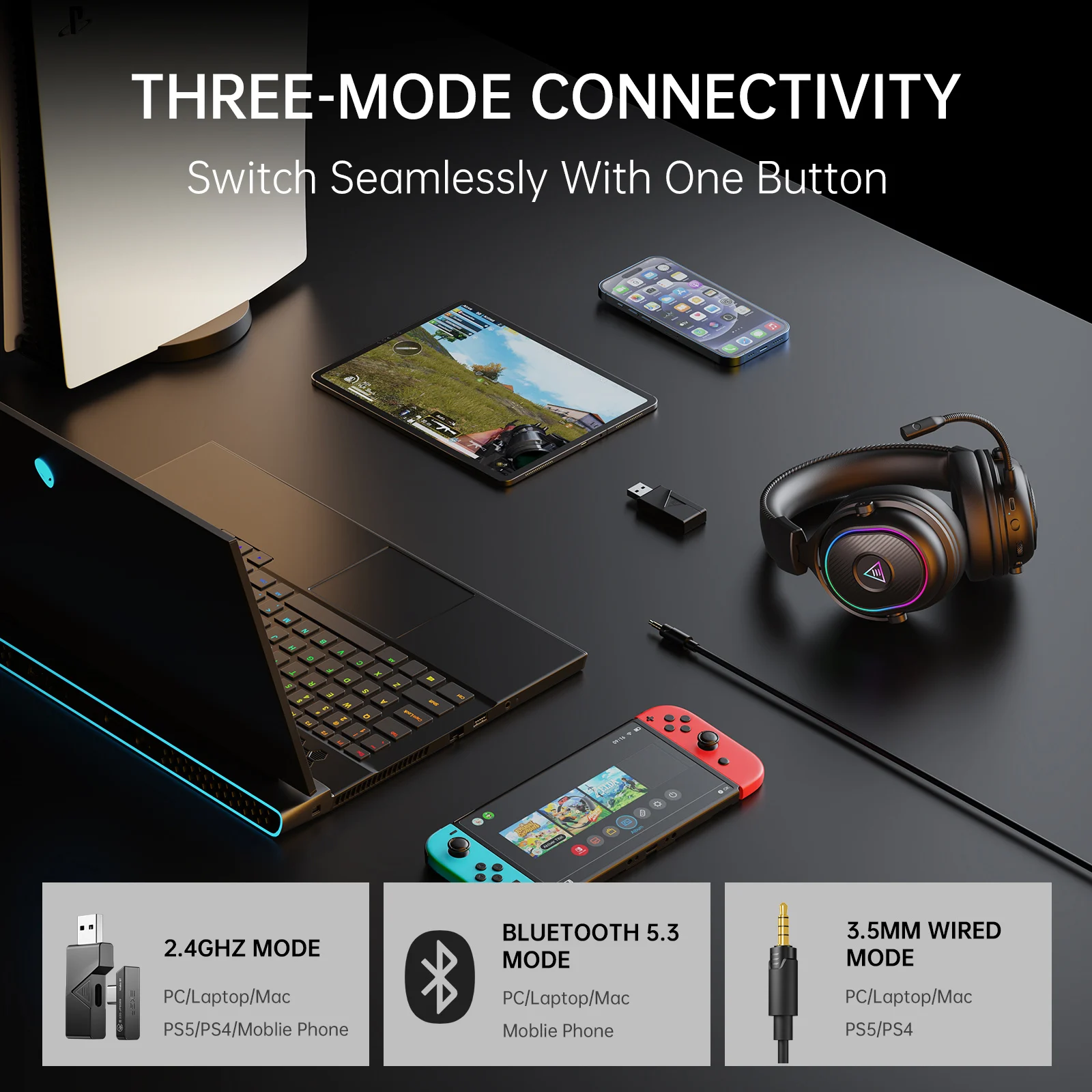 Oneodio EKSA MaKo BT Bluetooth - Anc Wireless Over Ear Headphones review and price