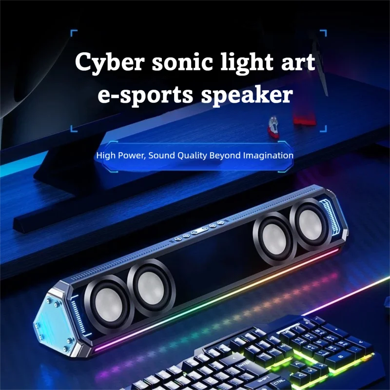 Gaming Soundbar with RGB Light - Rgb Computer Soundbar For Pc review and price