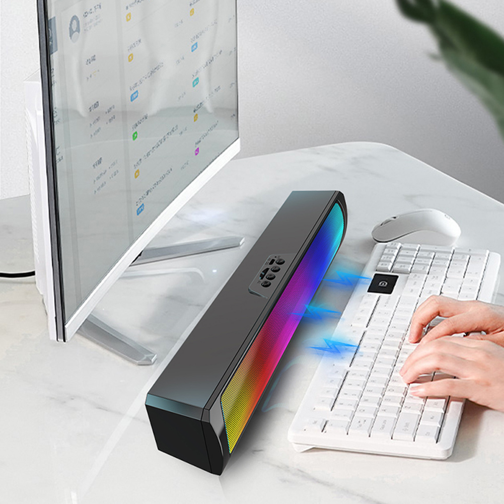 Portable Computer Sound Bar Sp - Rgb Computer Soundbar For Pc review and price