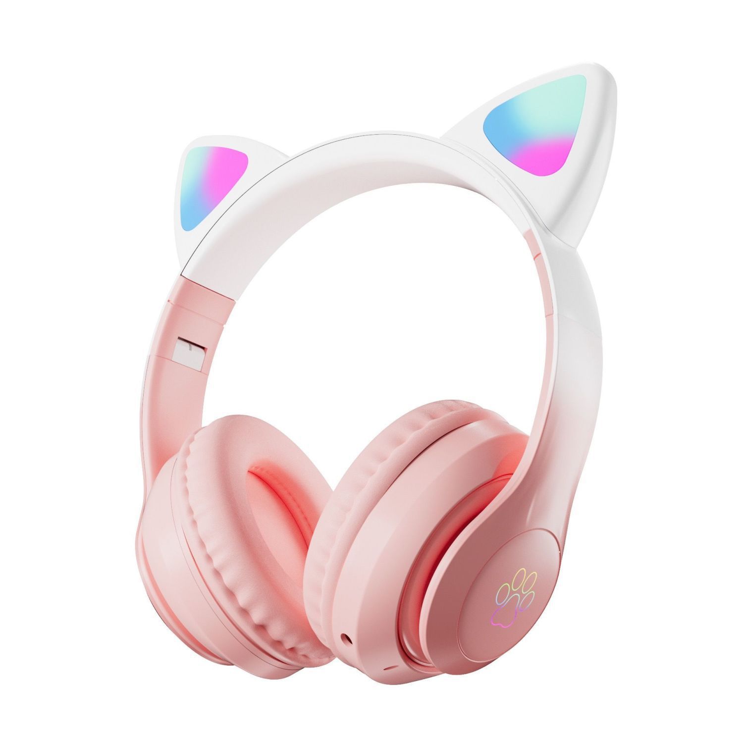 Over-Ear Cat Ear LED Breathing - Anc Wireless Over Ear Headphones review and price