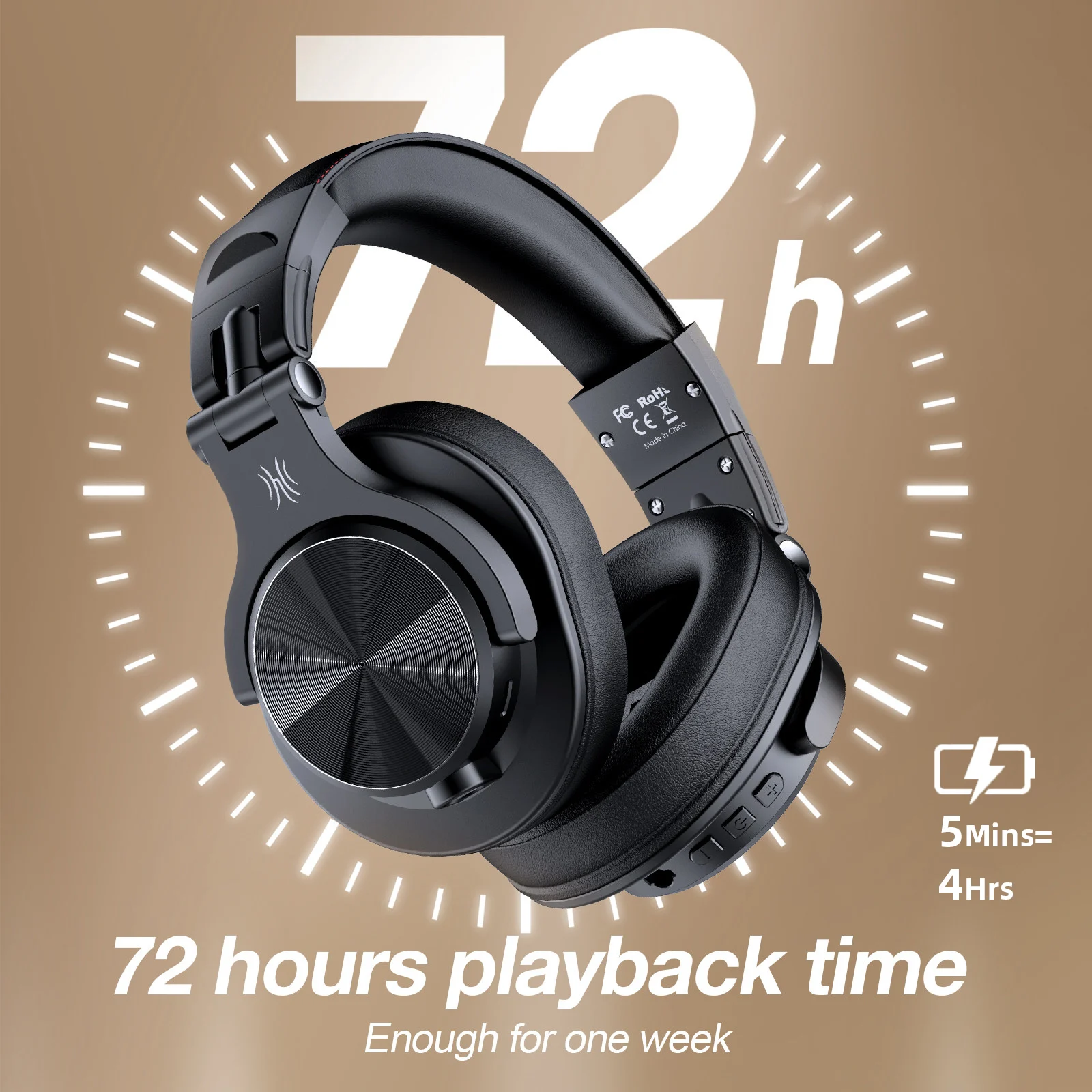 Oneodio Fusion A70 Bluetooth H - Anc Wireless Over Ear Headphones review and price