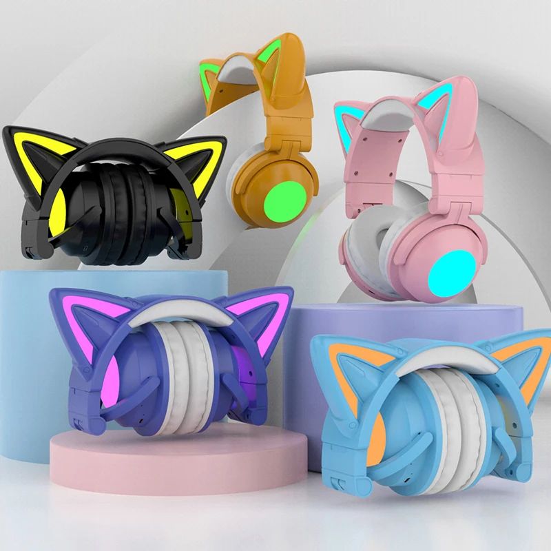 ZW068 Bluetooth Headphones LED - Cat Ear Bluetooth Headset Led review and price