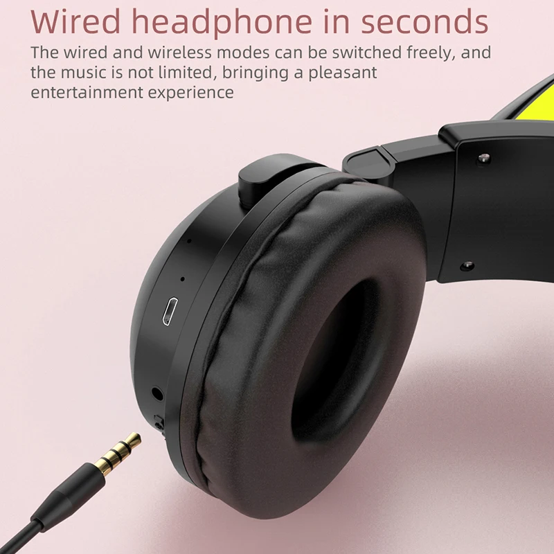 ZW068 Bluetooth Headphones LED - Cat Ear Bluetooth Headset Led review and price