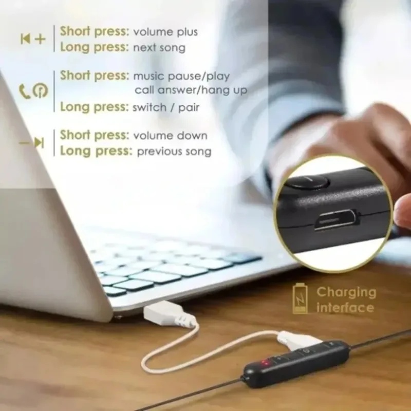 1/2/3/4pcs Neckband Bluetooth  - Magnetic Neckband Sports Earphones review and price