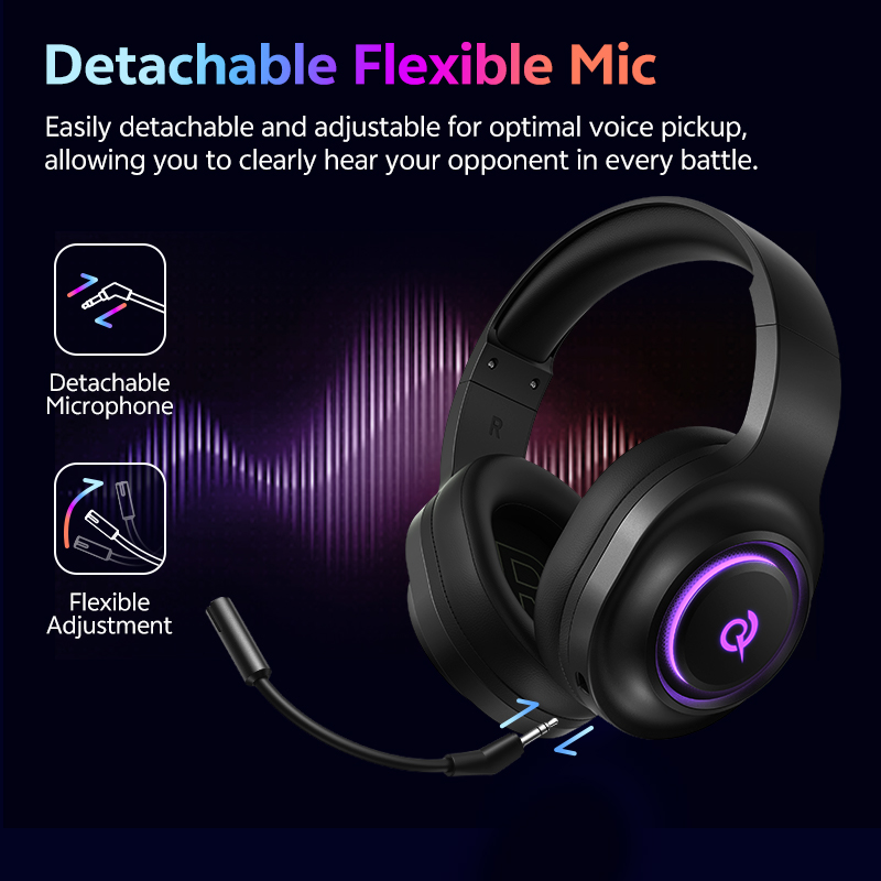 QCY Heroad V200 Gaming Headset - Gaming Headset With Mic Rgb review and price