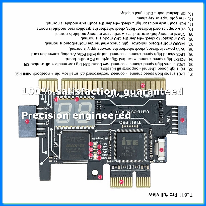 TL611 PRO Diagnostic Card Pcie - Laptops review and price
