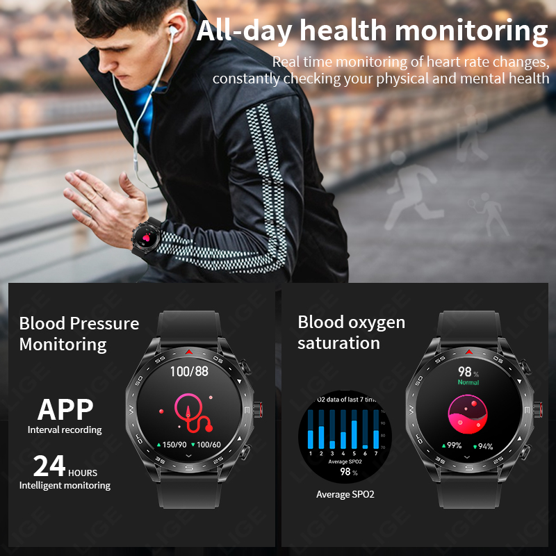 LIGE TWS 2‑in‑1 Smart Watch wi - Sleep Mask Headphones Bluetooth review and price