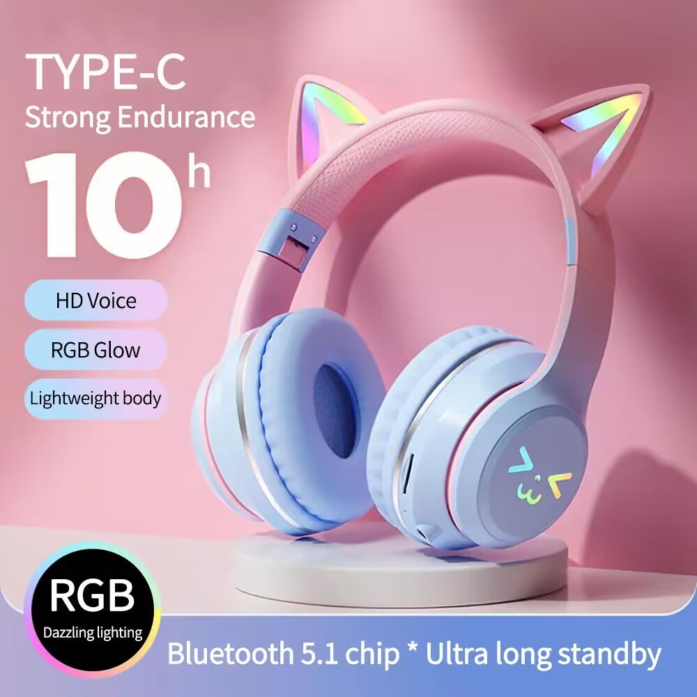 RGB Glow Earphones Wireless Ea - Gaming Headset With Mic Rgb review and price