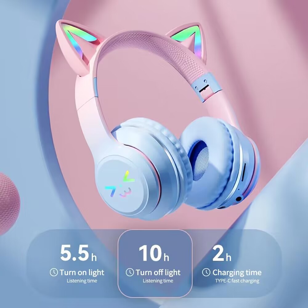 RGB Glow Earphones Wireless Ea - Gaming Headset With Mic Rgb review and price