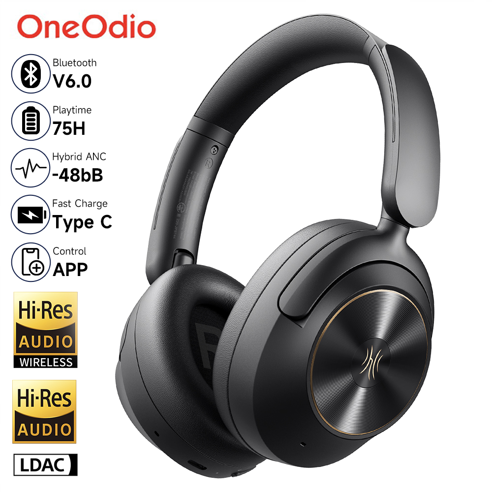 Oneodio A6 ANC Wireless Blueto - Anc Wireless Over Ear Headphones review and price