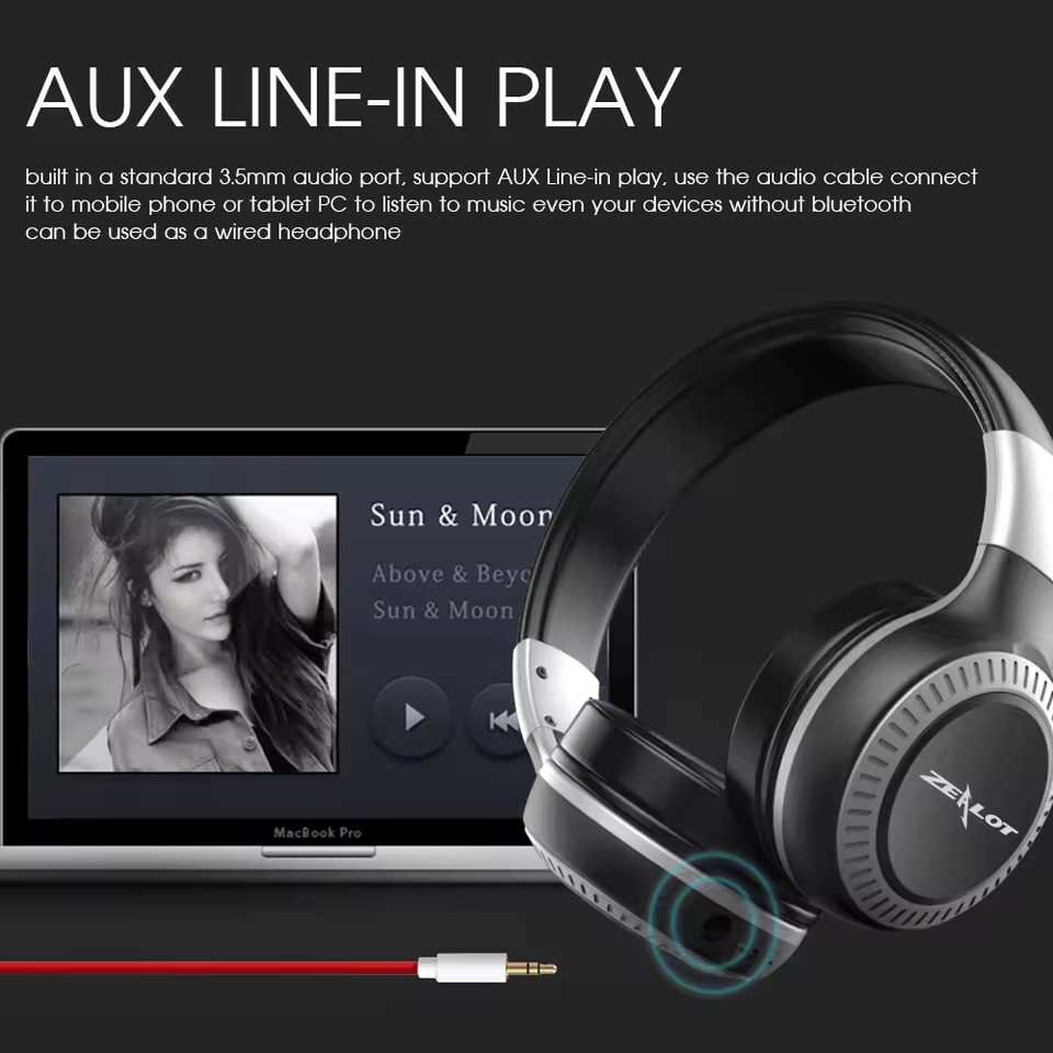 ZEALOT B19 Bluetooth Headphone - Anc Wireless Over Ear Headphones review and price