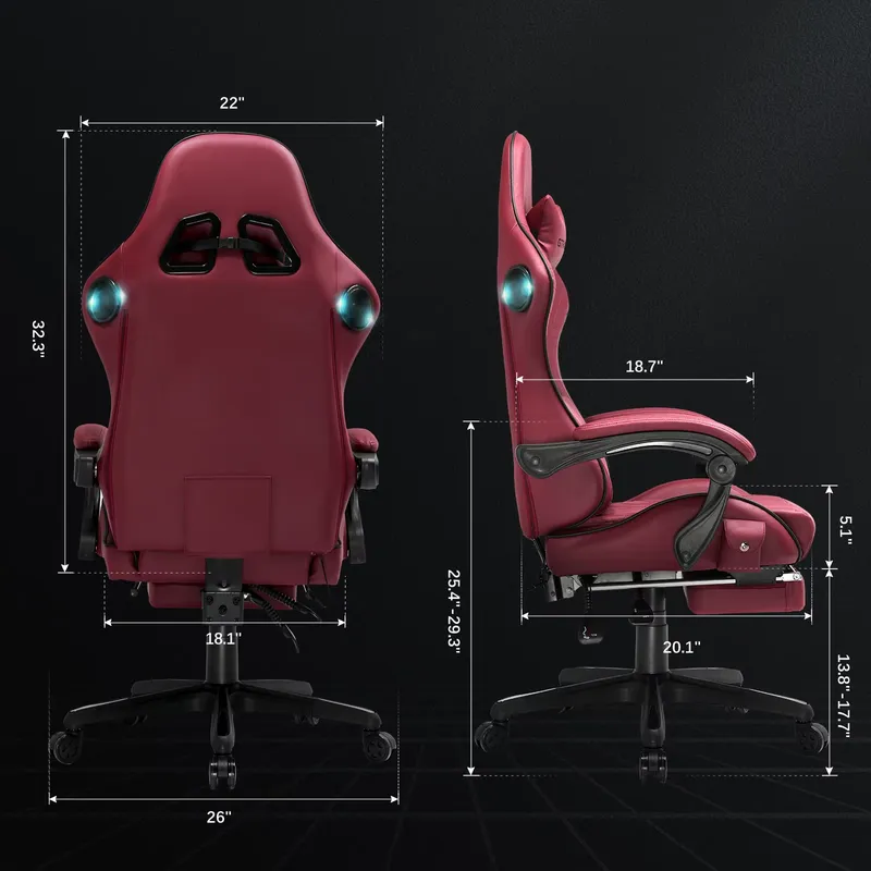 GTPLAYER Gaming Chair with Spe - Speakers review and price