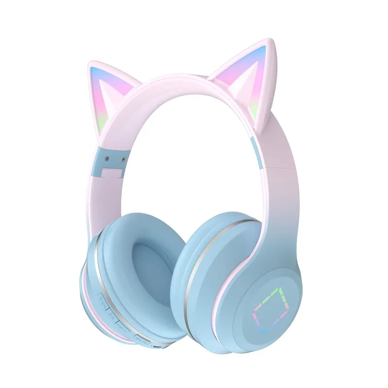 Wireless Bluetooth Headphones  - Cat Ear Bluetooth Headset Led review and price