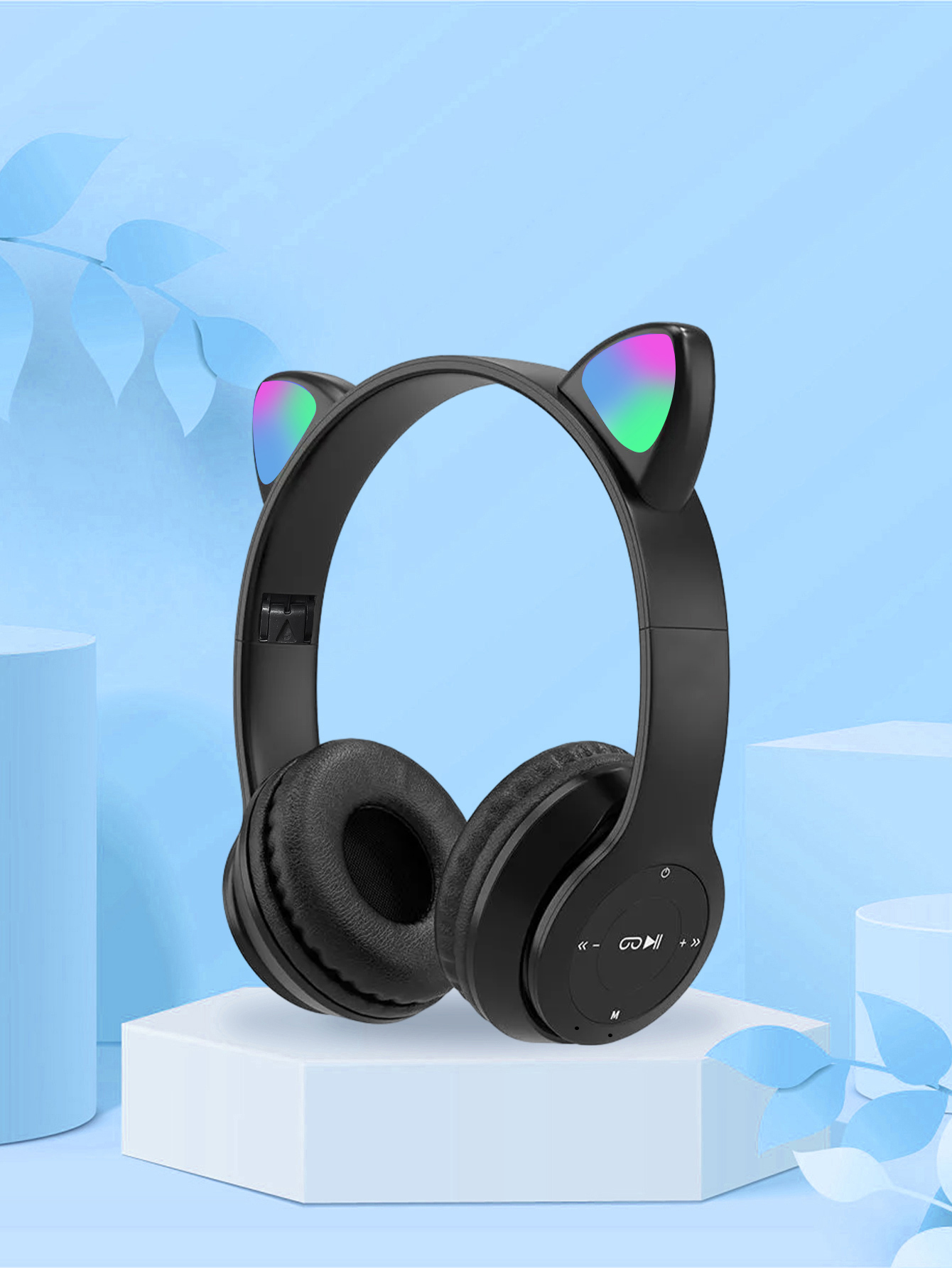 P47M Cat Ear Headphones,RGB Co - Cat Ear Bluetooth Headset Led review and price
