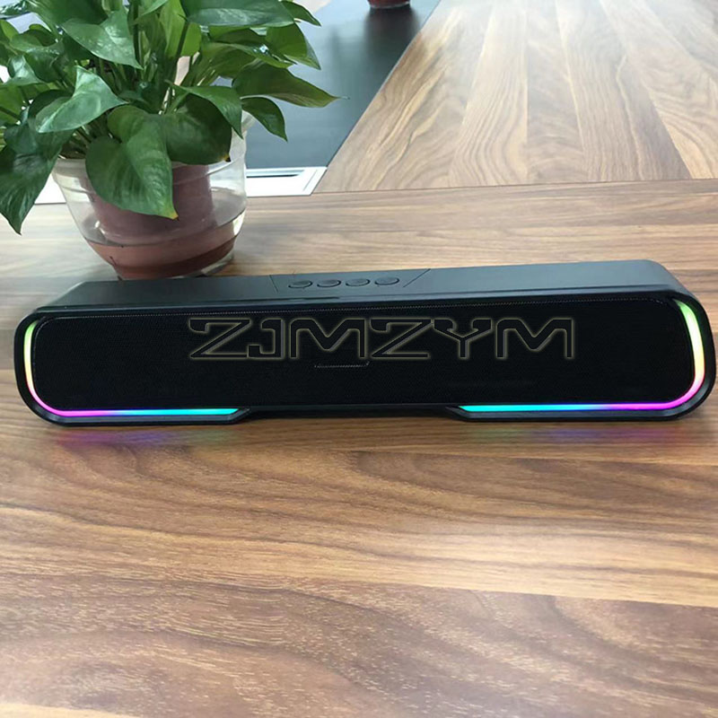 RGB lights Bluetooth Speaker T - Rgb Computer Soundbar For Pc review and price
